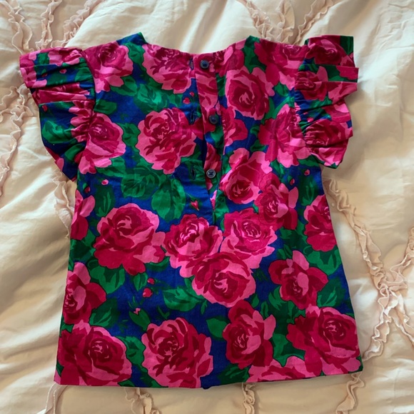Janie & Jack floral dress/shirt - Picture 3 of 3